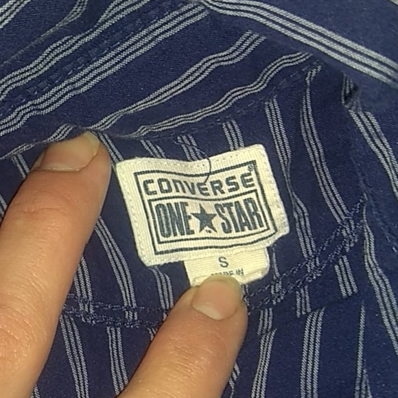 Navy Pin Stripe Top - Picture 2 of 4